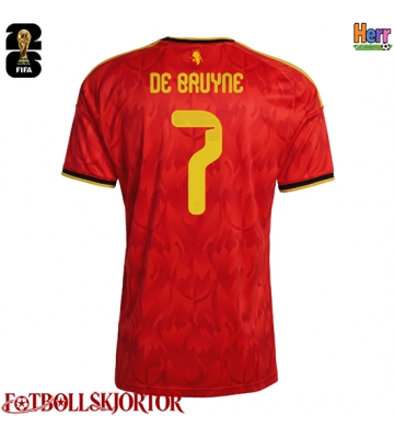 Belgien Kevin De Bruyne #7 Hemmatröja VM 2026 Kortärmad